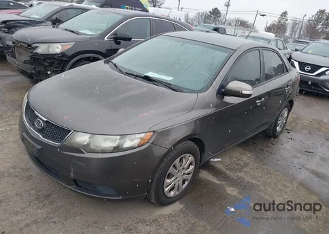 2010 Kia Forte Ex из США, поврежденный, VIN KNAFU4A28A5844553